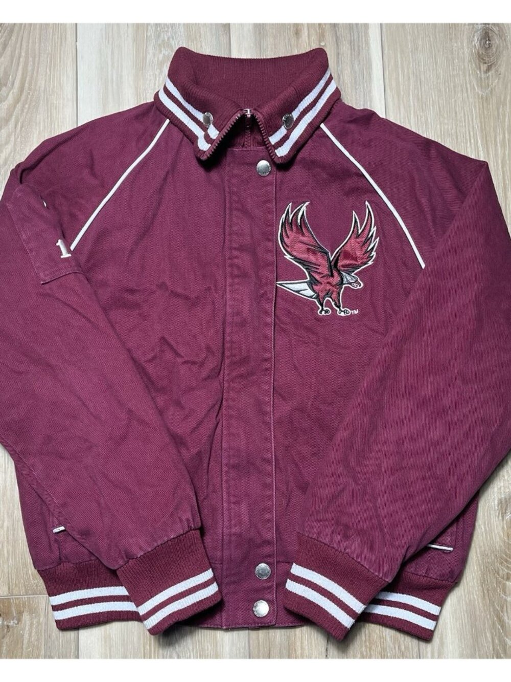 Big Boy North Carolina Central University Red Bomber Jacket - Size Small